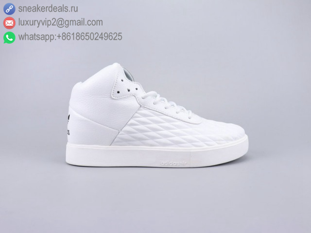 ADIDAS LOS ANGELES HIGH WHITE LEATHER MEN SNEAKERS